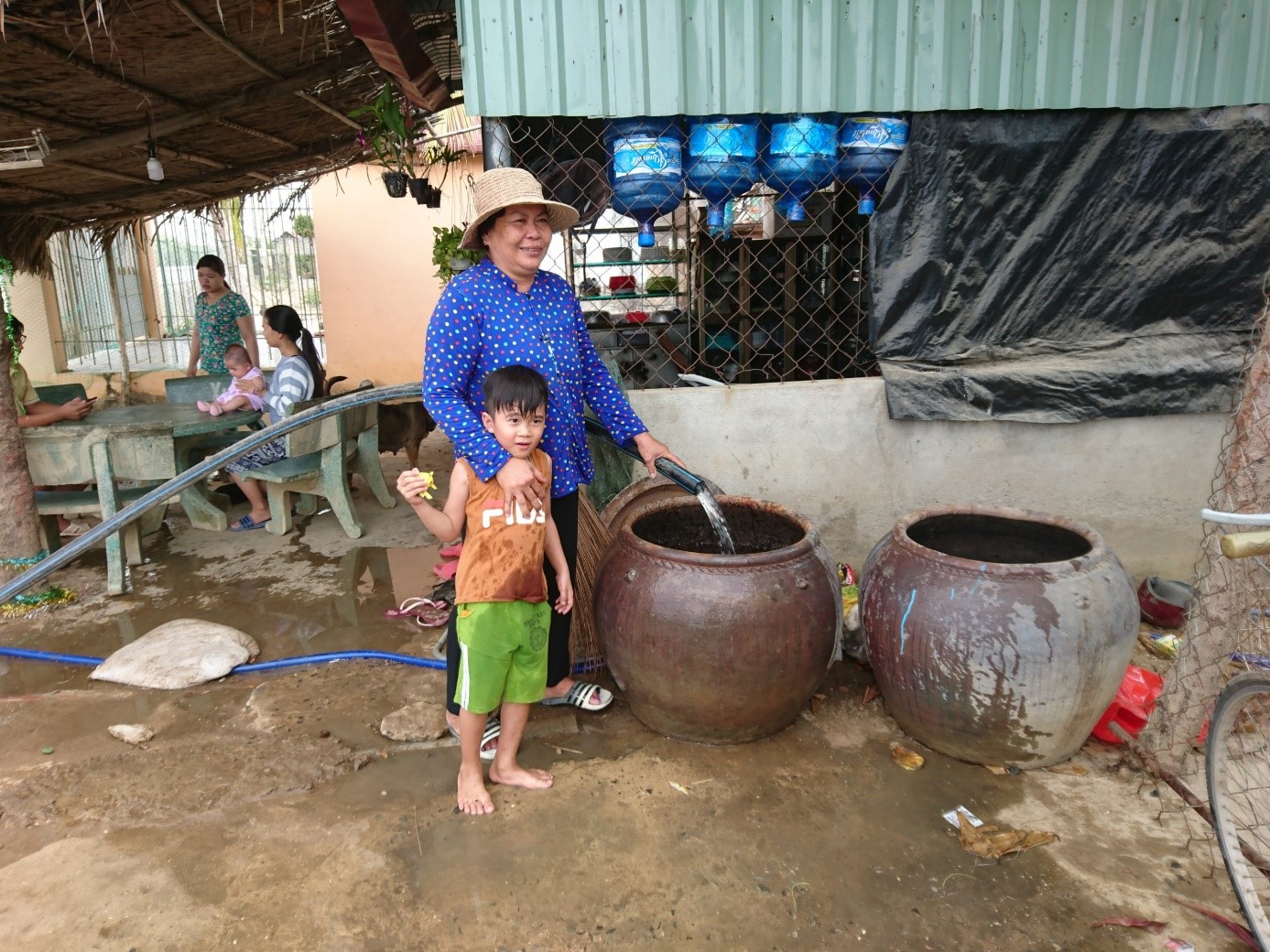 Nước sạch đến khu vực Tổ 27, 28 ấp An Nghĩa, xã An Thới Đông, huyện Cần Giờ