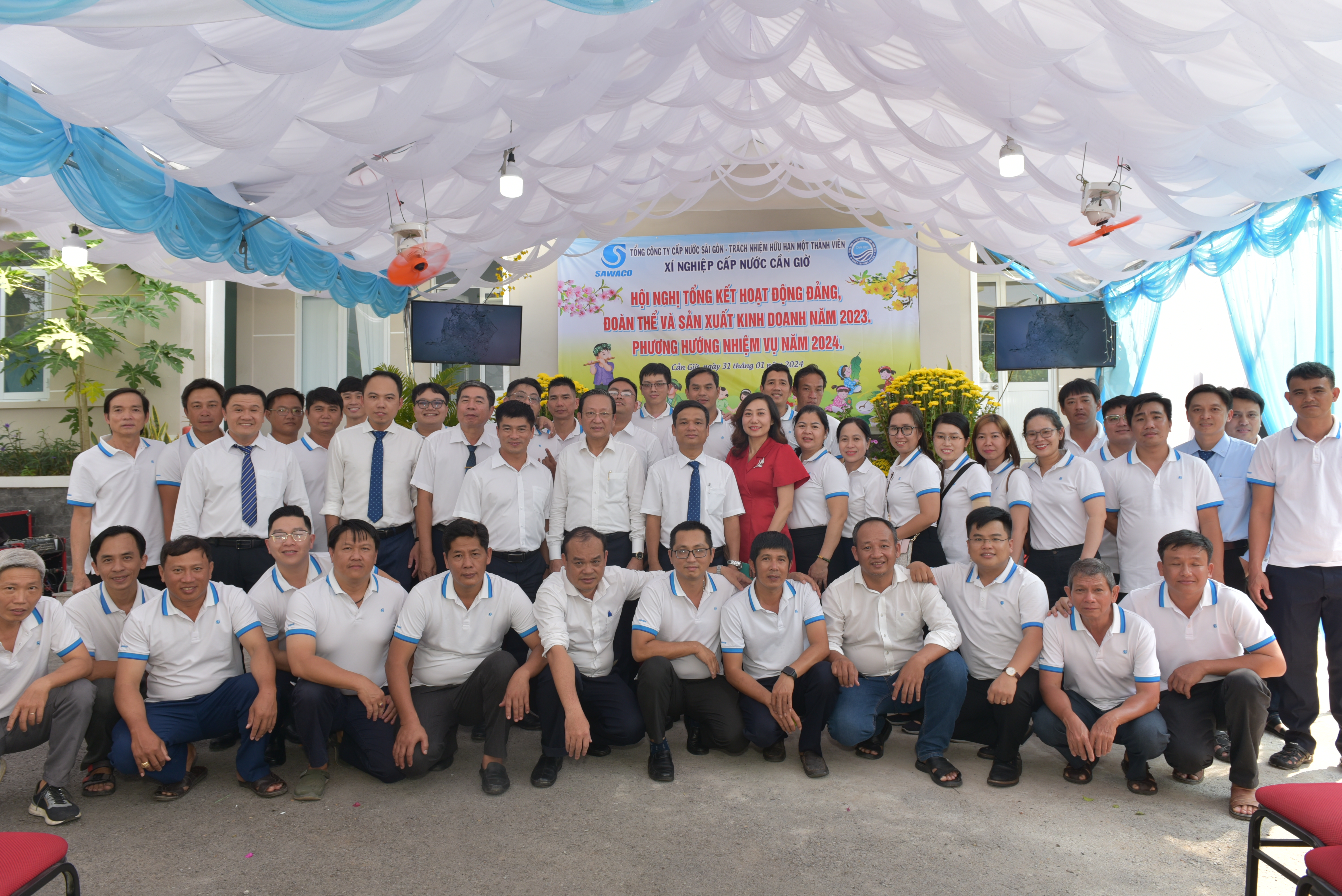 Xí Nghiệp Cấp Nước Cần Giờ Tổ Chức Hội Nghị Tổng Kết Hoạt Động Sản Xuất Kinh Doanh Năm 2023